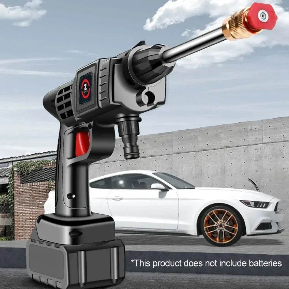 Cordless High-Pressure Car Washer with Foam Generator – Portable Spray Gun
