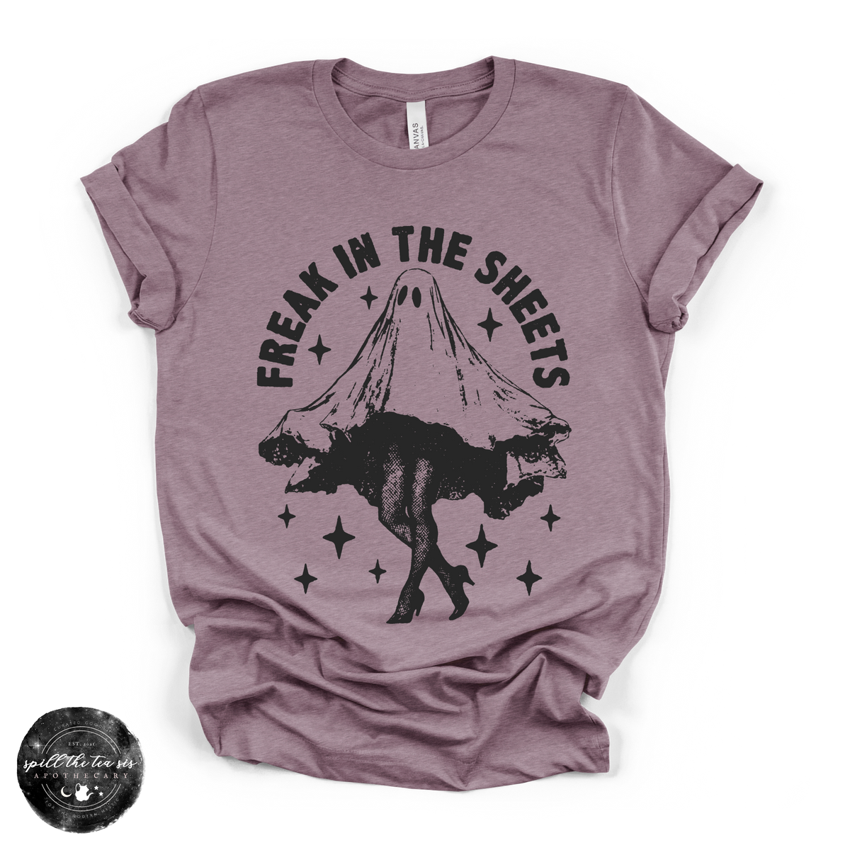 Freak in the Sheets Tee | Funny Ghost Halloween Graphic T-Shirt